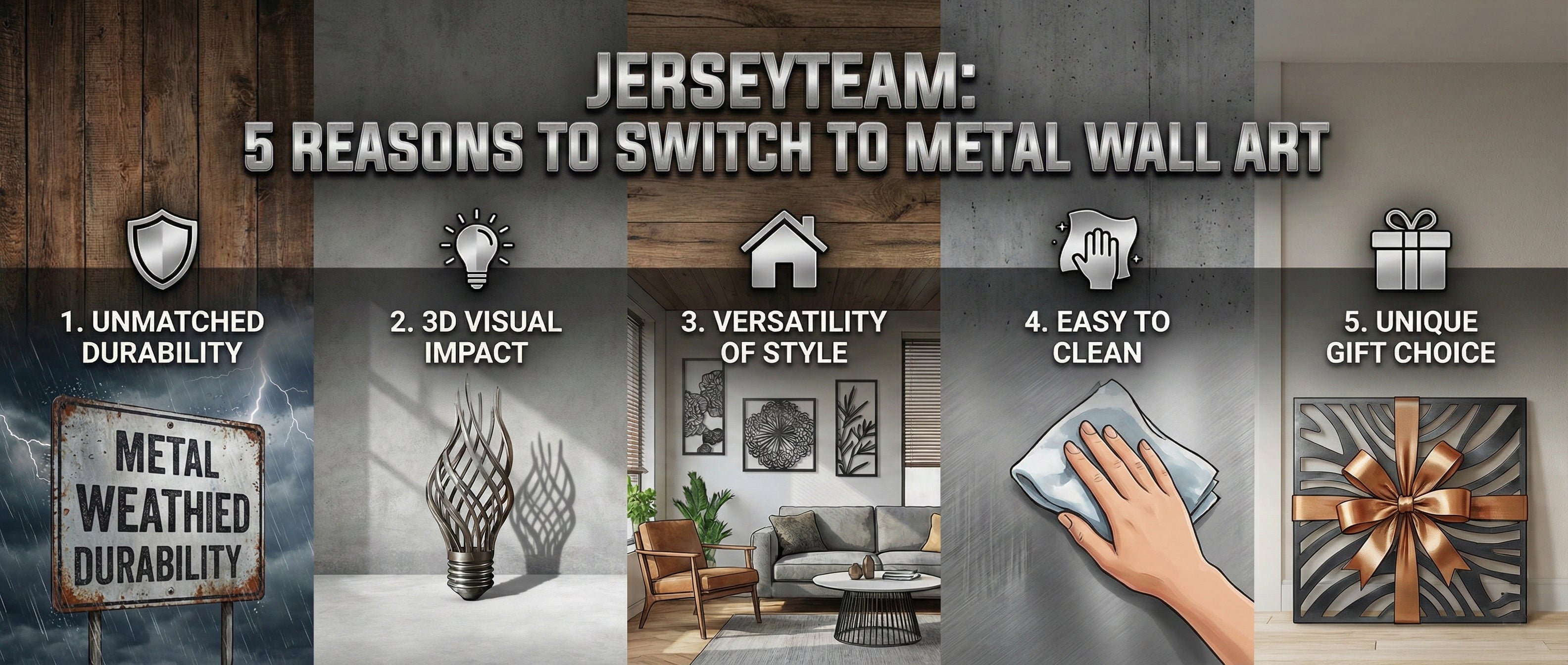 5 Reasons Why Metal Wall Art is the Best Investment for Your Home Decor