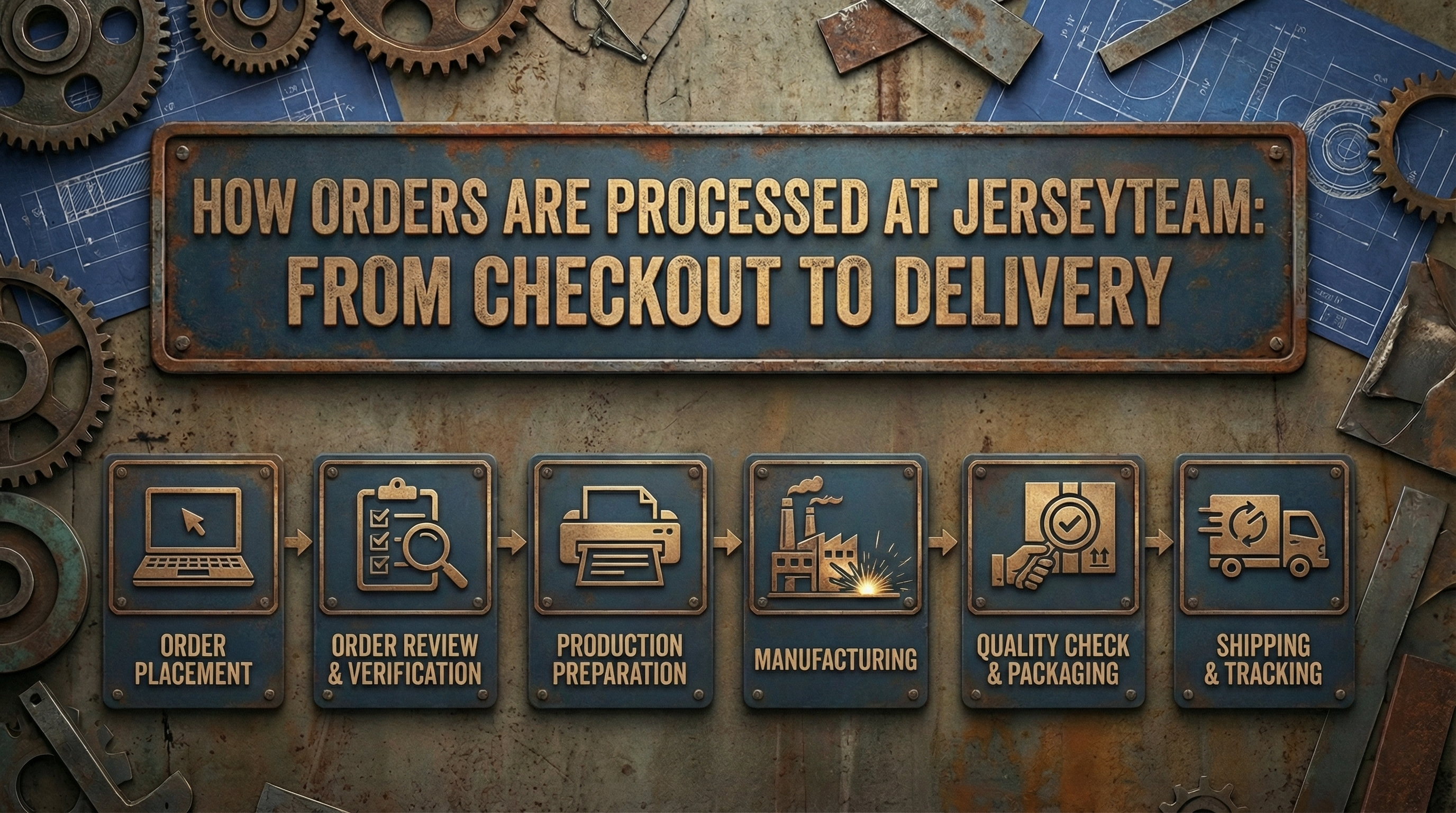 How Orders Are Processed at JerseyTeam From Checkout to Delivery