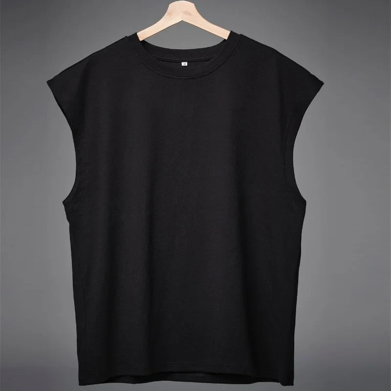 Sport T-shirt Bodybuilding Slim Shirts Sleeveless Tank Tops Gym Workout Shirt Men Sportwear Loose