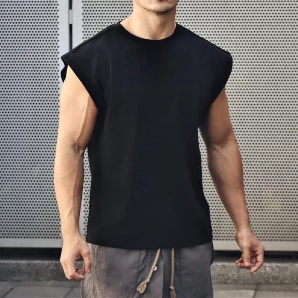Sport T-shirt Bodybuilding Slim Shirts Sleeveless Tank Tops Gym Workout Shirt Men Sportwear Loose