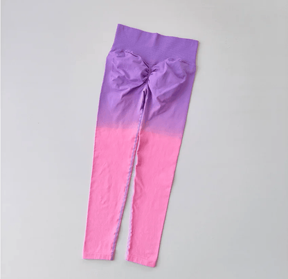 Gradual Honey Peach Hip High Waist Fitness Legging Abdomen Shrinking Hip Lifting Yoga Pants Running Training Elastic Sport Tight