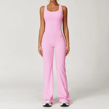 Women Bodysuits Sport Set Fitness Jumpsuit Backless Bodysuit Yoga Suit Women's Gym PushUp Workout Clothes Romper Sportswear