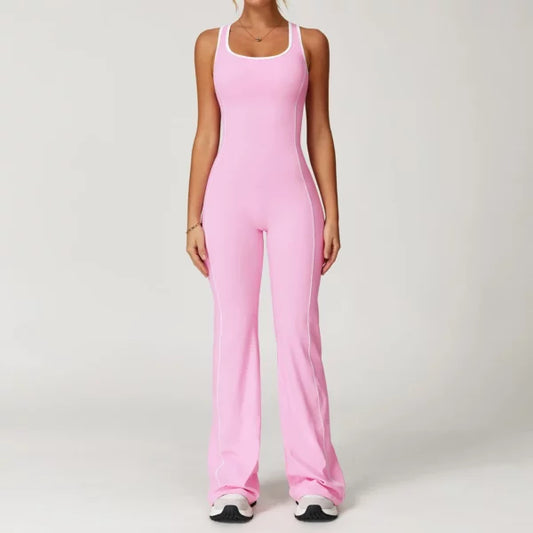 Women Bodysuits Sport Set Fitness Jumpsuit Backless Bodysuit Yoga Suit Women's Gym PushUp Workout Clothes Romper Sportswear