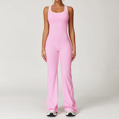 Women Bodysuits Sport Set Fitness Jumpsuit Backless Bodysuit Yoga Suit Women's Gym PushUp Workout Clothes Romper Sportswear