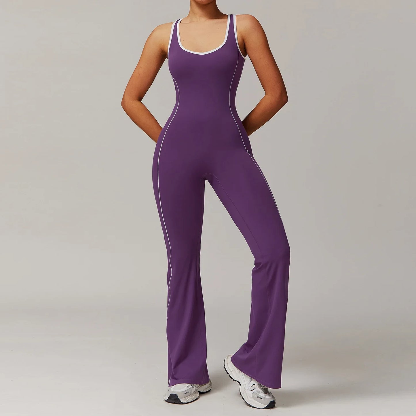 Women Bodysuits Sport Set Fitness Jumpsuit Backless Bodysuit Yoga Suit Women's Gym PushUp Workout Clothes Romper Sportswear