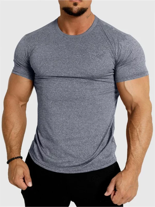 Sports T-shirt Quick Drying Fitness Sportswear Short Sleeve - Image 4