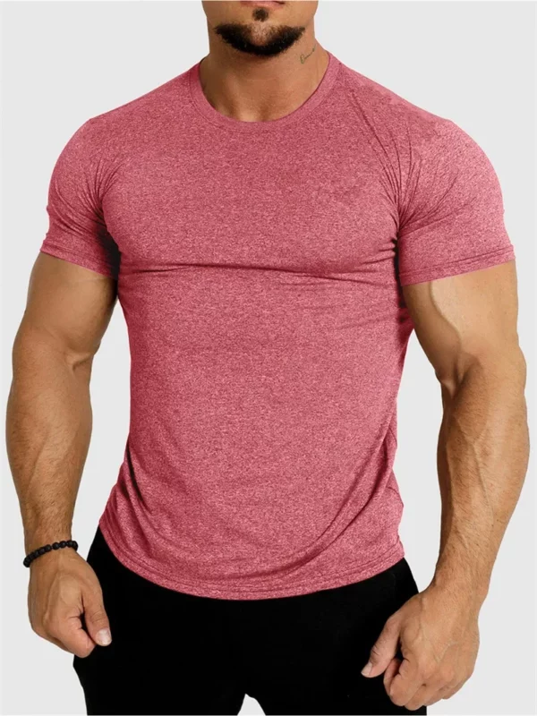 Sports T-shirt Quick Drying Fitness Sportswear Short Sleeve - Image 6