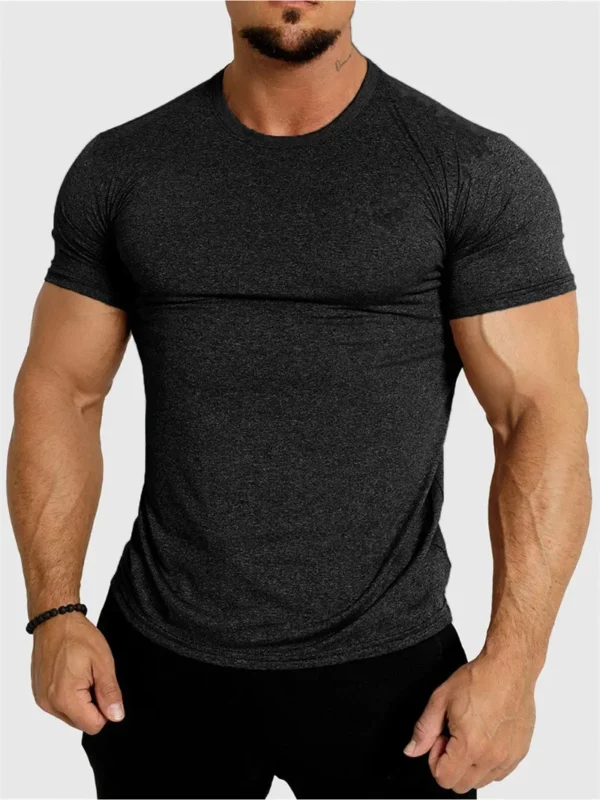 Sports T-shirt Quick Drying Fitness Sportswear Short Sleeve - Image 3