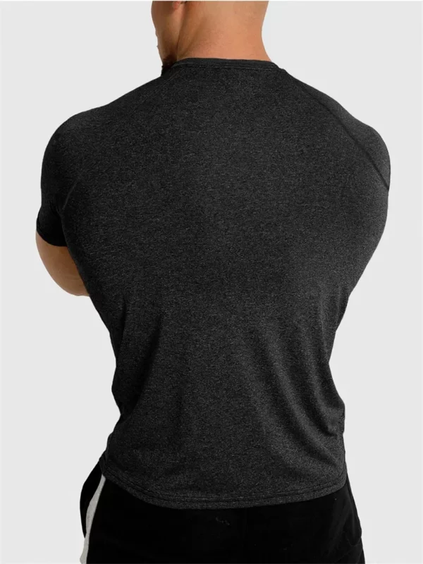 Sports T-shirt Quick Drying Fitness Sportswear Short Sleeve - Image 2