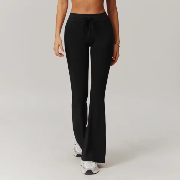 Yoga Pants Sport Leggings Women Bell-bottoms High Waist Wide Leg Pants Push Up Woman Tights Fitness Workout Legging Gym Clothing - Image 4