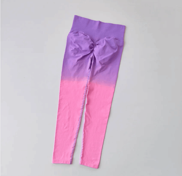 Gradual Honey Peach Hip High Waist Fitness Legging Abdomen Shrinking Hip Lifting Yoga Pants Running Training Elastic Sport Tight - Image 4