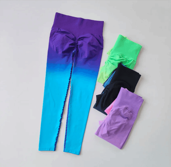 Gradual Honey Peach Hip High Waist Fitness Legging Abdomen Shrinking Hip Lifting Yoga Pants Running Training Elastic Sport Tight - Image 3
