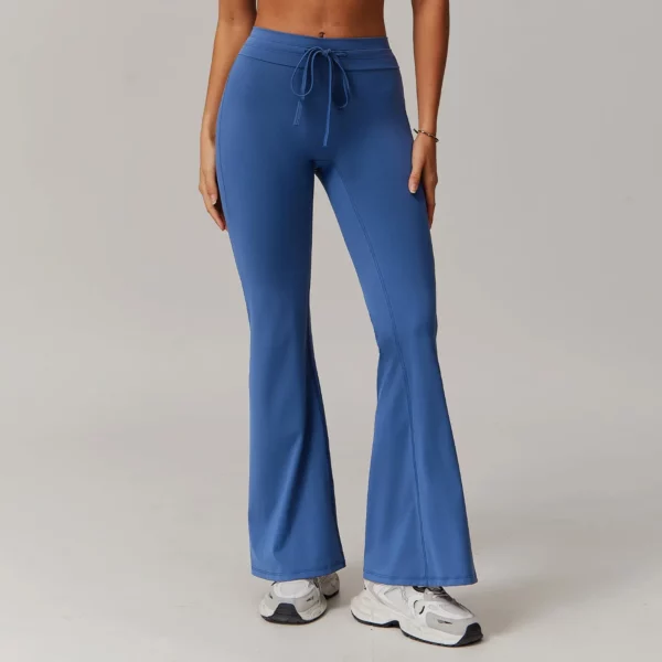 Yoga Pants Sport Leggings Women Bell-bottoms High Waist Wide Leg Pants Push Up Woman Tights Fitness Workout Legging Gym Clothing - Image 5