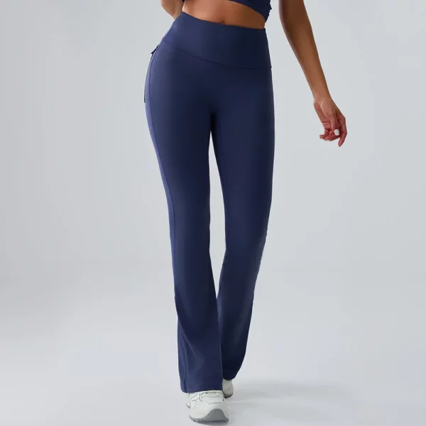 Sport Bell-bottoms Women Yoga Pants Workout Flared Yoga Pants High Waist Wide Leg Pants Push Up Woman Tight Fitness Gym Leggings - Image 2