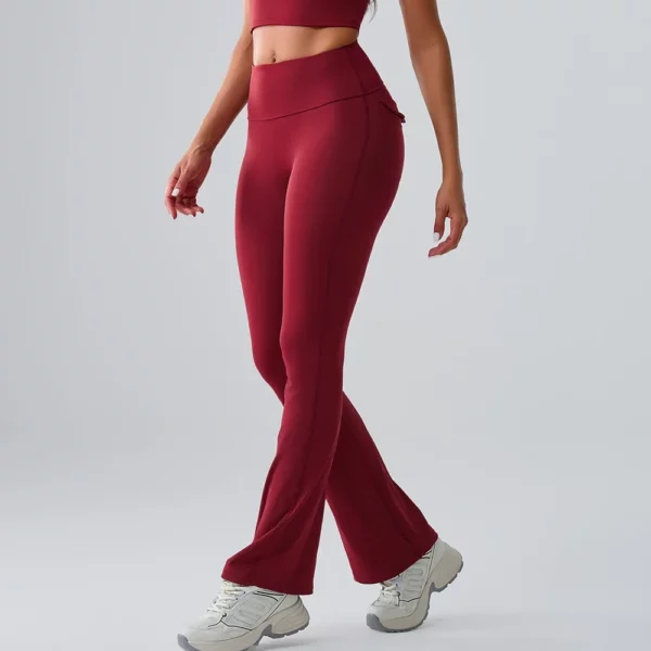 Sport Bell-bottoms Women Yoga Pants Workout Flared Yoga Pants High Waist Wide Leg Pants Push Up Woman Tight Fitness Gym Leggings - Image 4