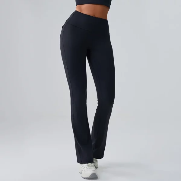 Sport Bell-bottoms Women Yoga Pants Workout Flared Yoga Pants High Waist Wide Leg Pants Push Up Woman Tight Fitness Gym Leggings - Image 6