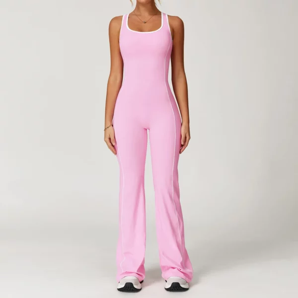 Women Bodysuits Sport Set Fitness Jumpsuit Backless Bodysuit Yoga Suit Women's Gym PushUp Workout Clothes Romper Sportswear - Image 5