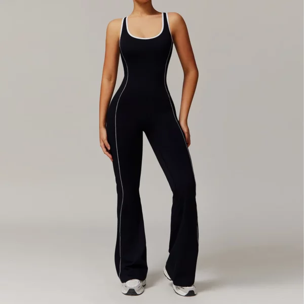 Women Bodysuits Sport Set Fitness Jumpsuit Backless Bodysuit Yoga Suit Women's Gym PushUp Workout Clothes Romper Sportswear - Image 7